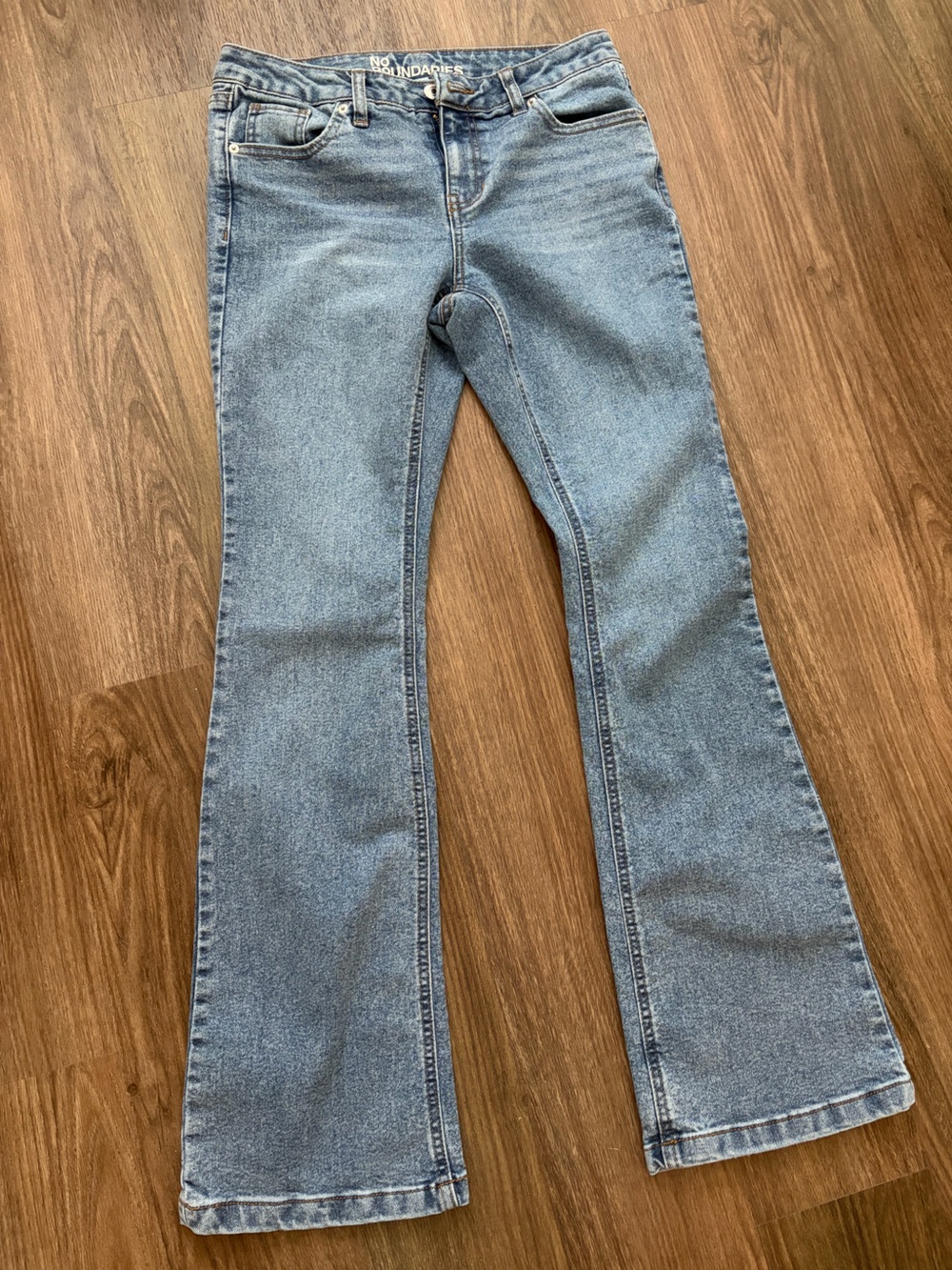 No Boundaries Light Blue Flared Women’s Jeans
